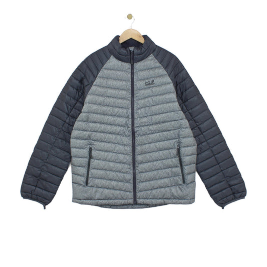 Mens Quilted Jacket Outdoor Down Filled
