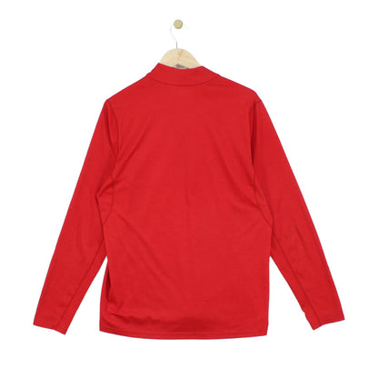 Mens 1/4 Zip T Shirt Active Hiking Base Layer