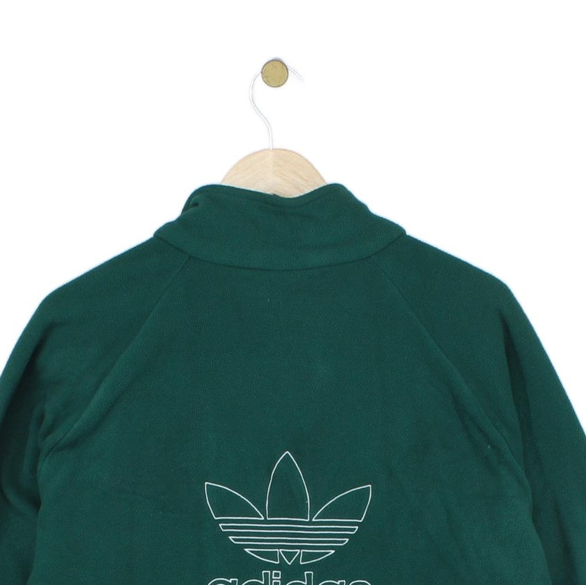 Mens 1/4 Zip Fleece Trefoil Logo