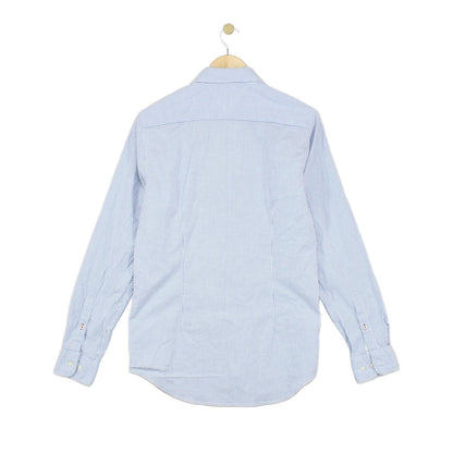 Mens Striped Shirt Slim Fit Stretch