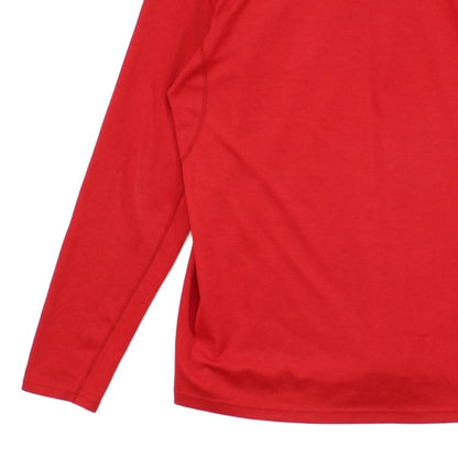 Mens 1/4 Zip T Shirt Active Hiking Base Layer