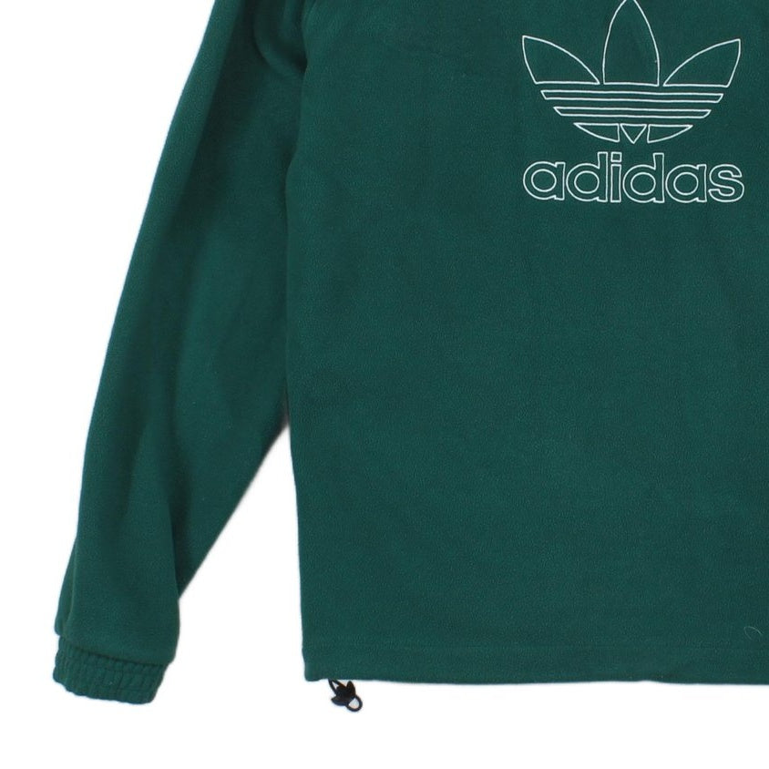 Mens 1/4 Zip Fleece Trefoil Logo