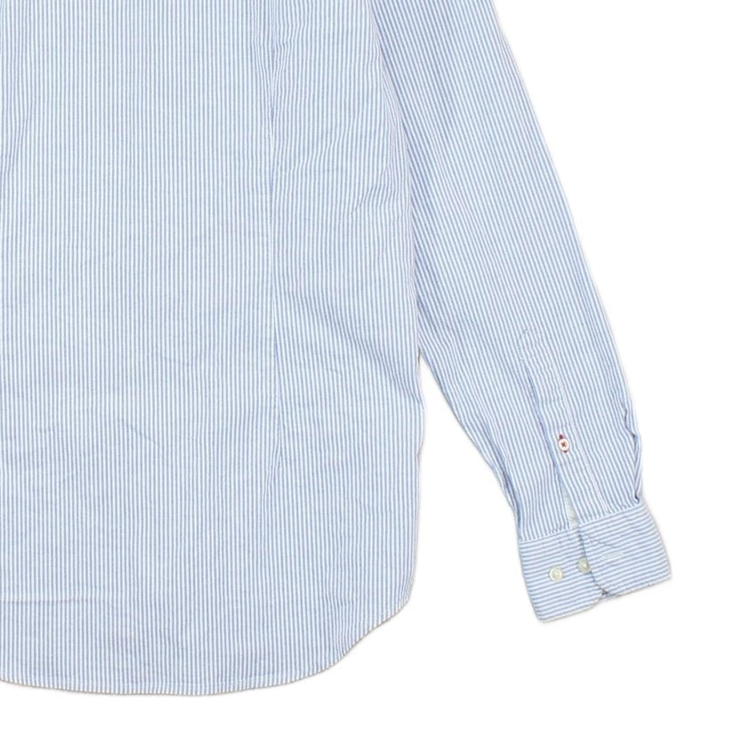 Mens Striped Shirt Slim Fit Stretch