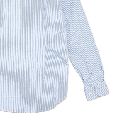 Mens Striped Shirt Slim Fit Stretch