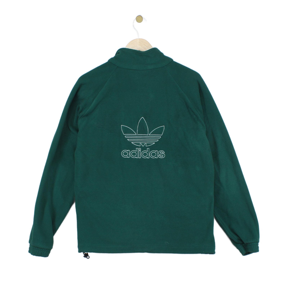 Mens 1/4 Zip Fleece Trefoil Logo