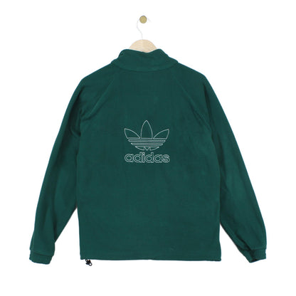 Mens 1/4 Zip Fleece Trefoil Logo