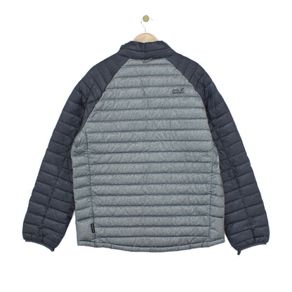 Mens Quilted Jacket Outdoor Down Filled