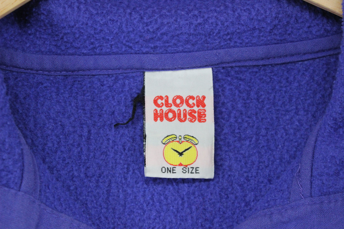 Mens Fleece Jumper Long Sleeve Button Neck