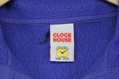 Mens Fleece Jumper Long Sleeve Button Neck