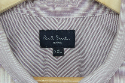 Mens Striped Shirt Button Down Long Sleeve