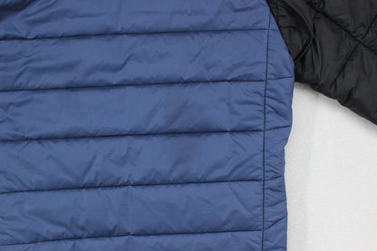 Mens Quilted Jacket Hooded Insulated Outdoor