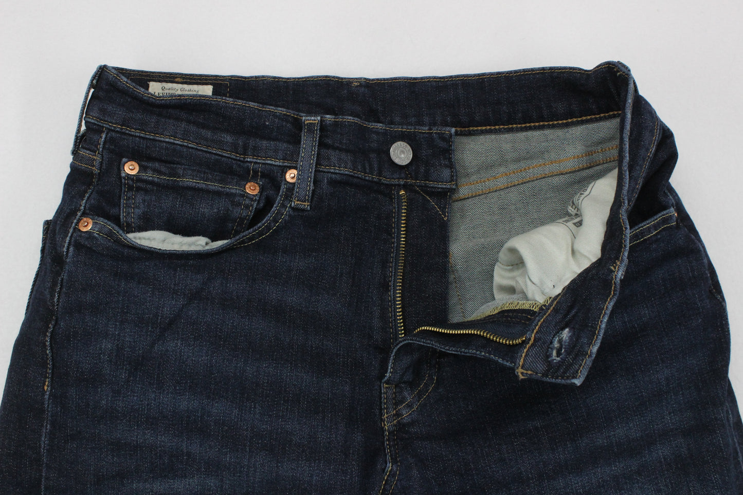 Mens 502 Jeans Regular Tapered Stretch