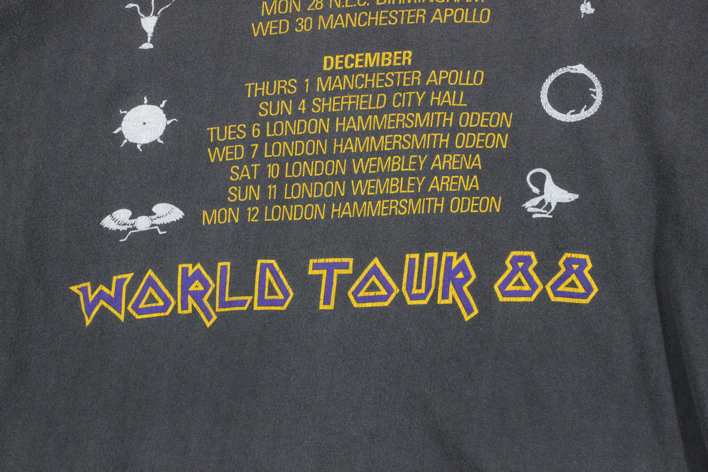 Mens Iron Maiden 1988 T-Shirt Graphic