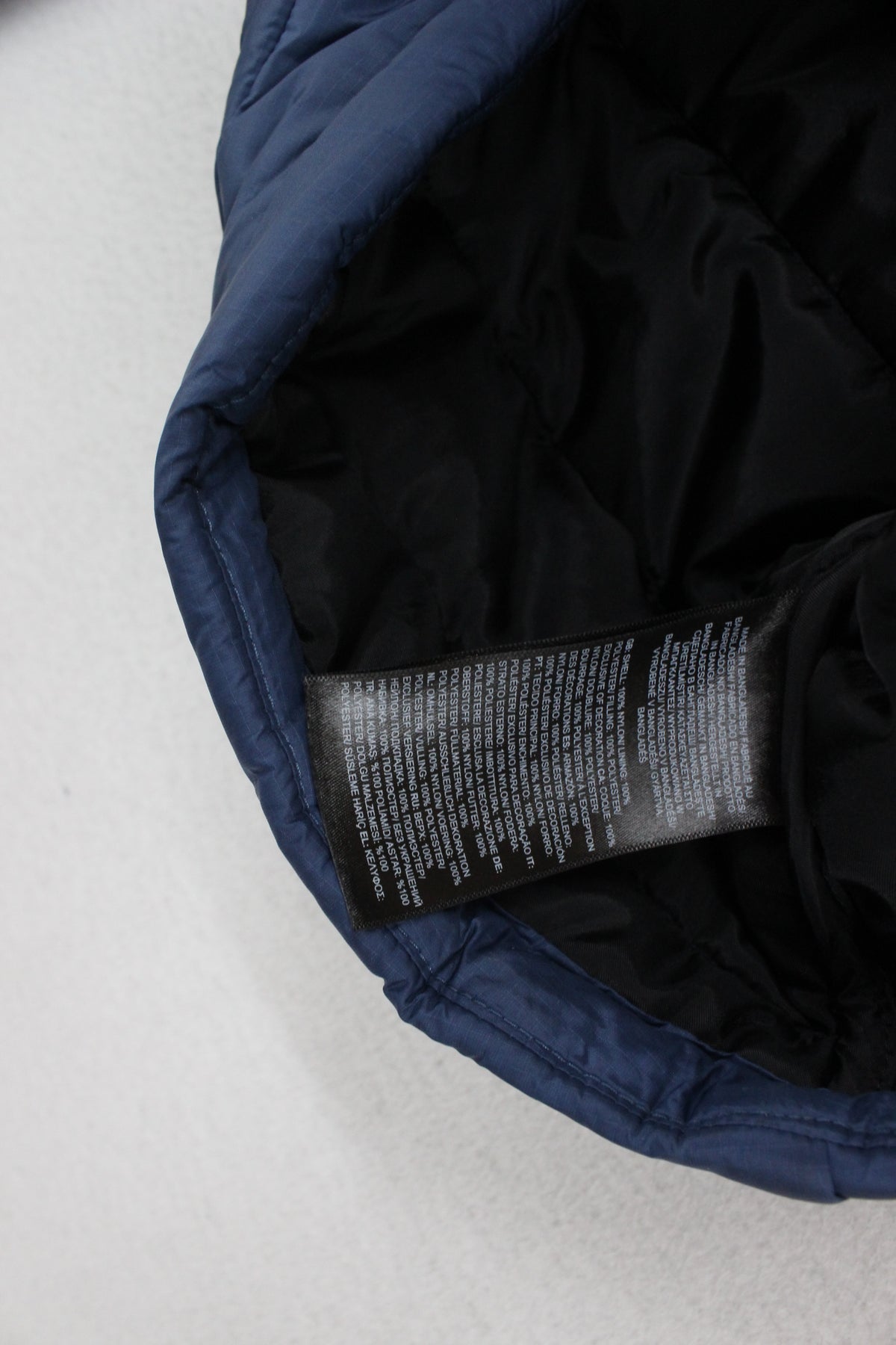 Mens Quilted Jacket Hooded Insulated Outdoor