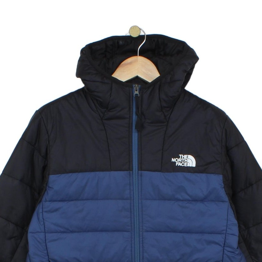 Mens Quilted Jacket Hooded Insulated Outdoor
