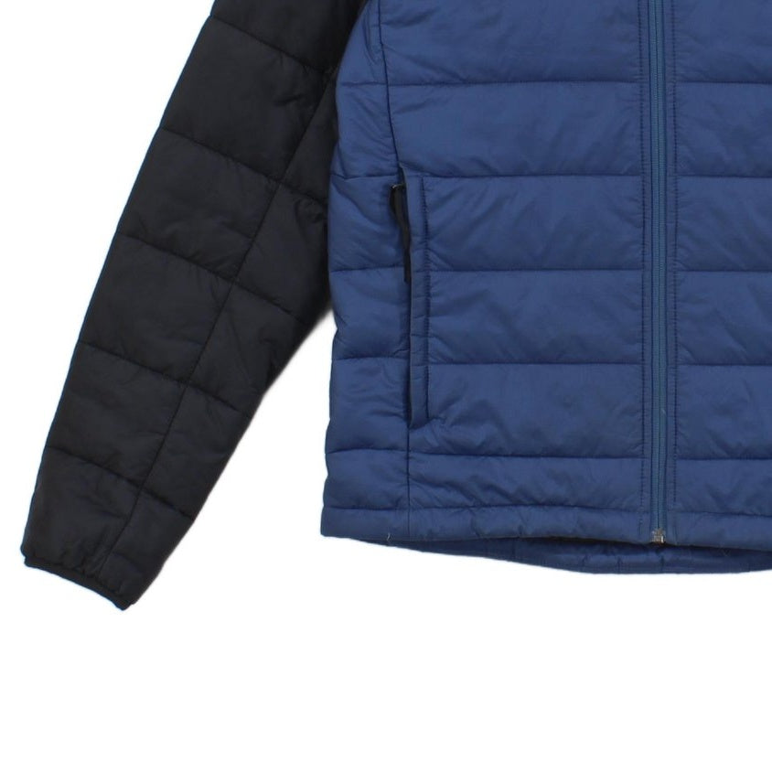 Mens Quilted Jacket Hooded Insulated Outdoor