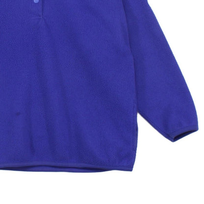 Mens Fleece Jumper Long Sleeve Button Neck