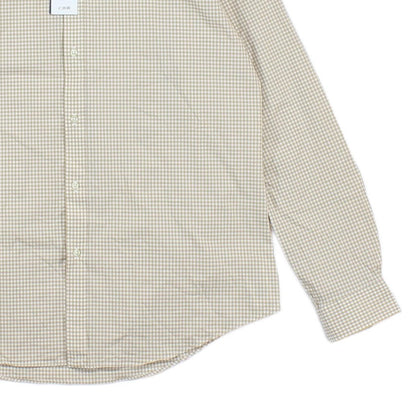 Mens Check Shirt Slim Fit Collared