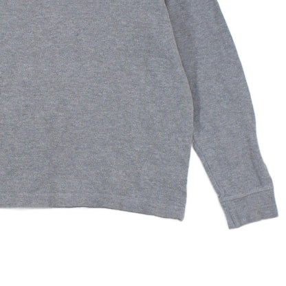 Mens 1/4 Zip Jumper Ribbed Knit Cotton