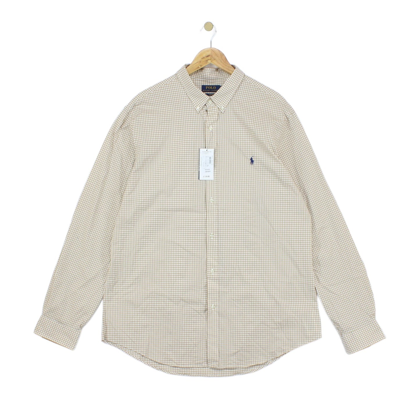 Mens Check Shirt Slim Fit Collared