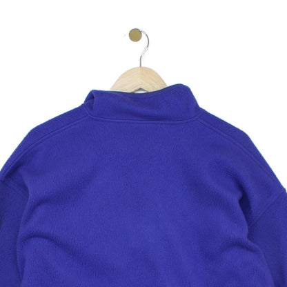 Mens Fleece Jumper Long Sleeve Button Neck