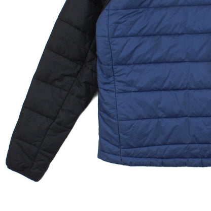 Mens Quilted Jacket Hooded Insulated Outdoor