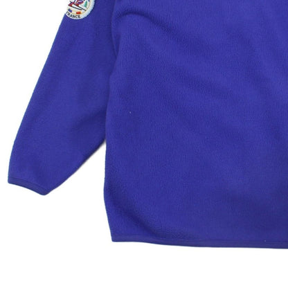 Mens Fleece Jumper Long Sleeve Button Neck