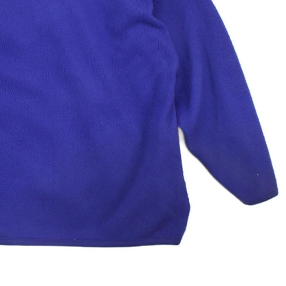 Mens Fleece Jumper Long Sleeve Button Neck
