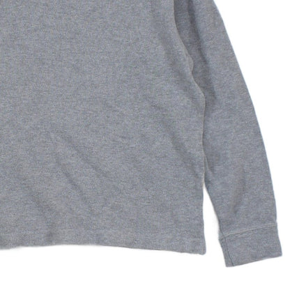 Mens 1/4 Zip Jumper Ribbed Knit Cotton