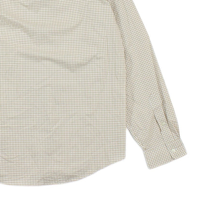 Mens Check Shirt Slim Fit Collared