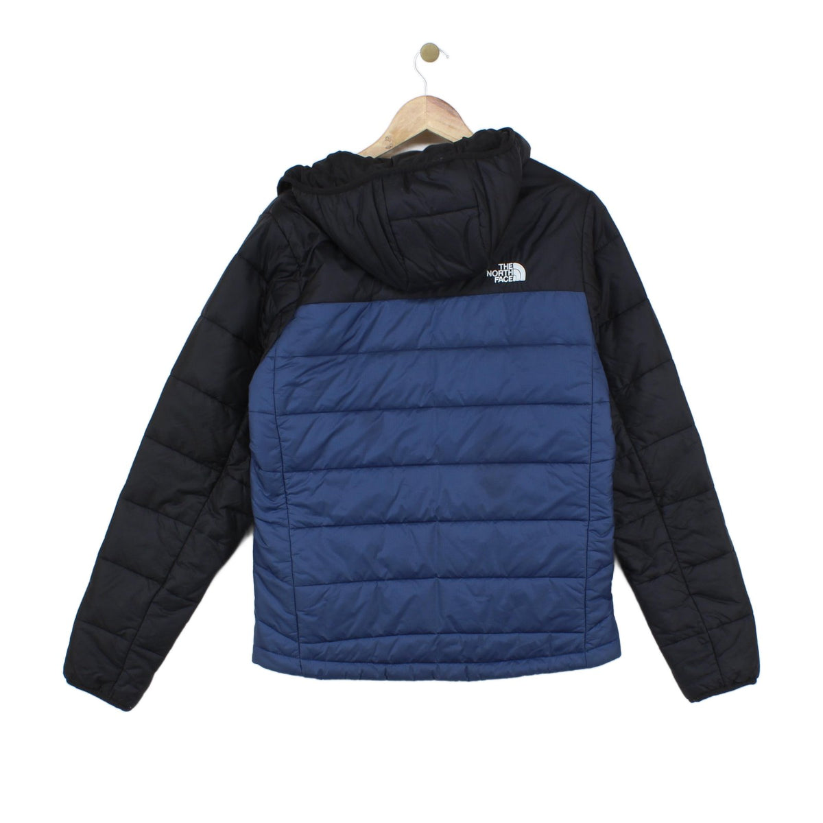 Mens Quilted Jacket Hooded Insulated Outdoor