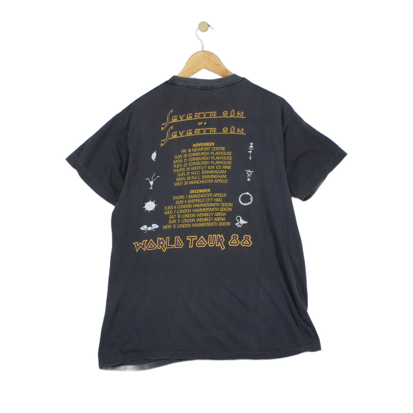Mens Iron Maiden 1988 T-Shirt Graphic