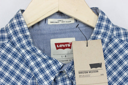 Mens Plaid Shirt Slim Fit Button Up Western