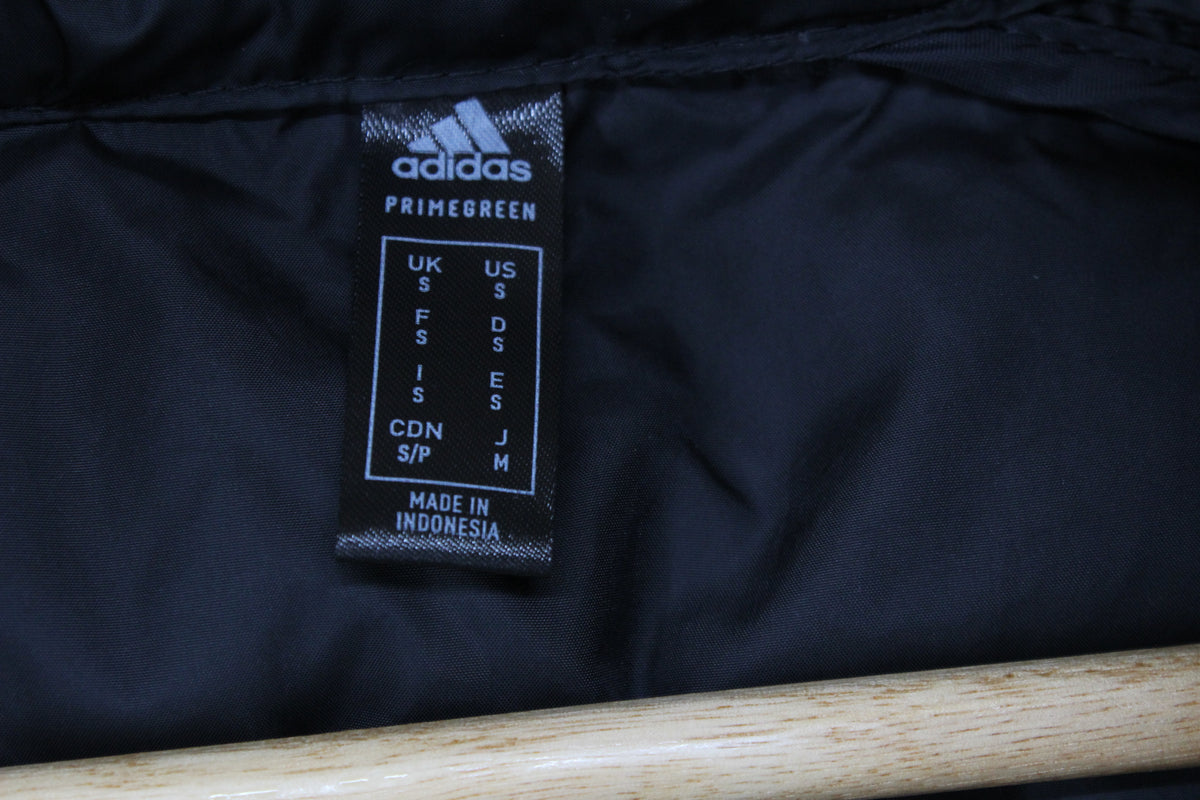Mens Quilted Jacket Down Filled 3 Stripes