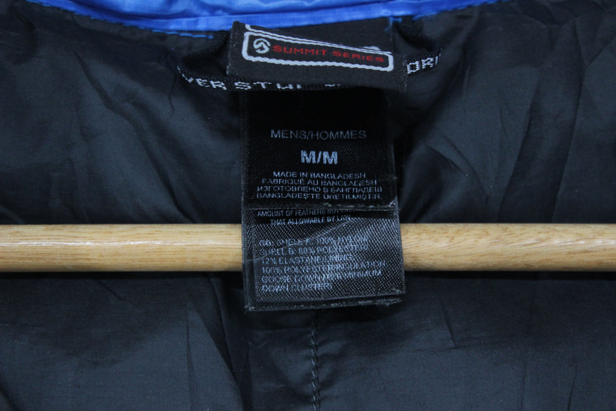 Mens Down Bodywarmer Summit Series Full Zip Puffer