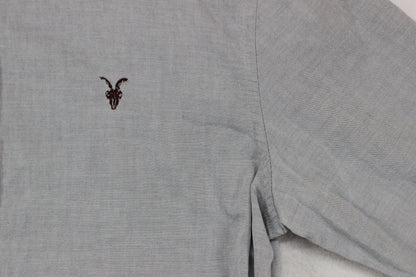 Mens Shirt Slim Fit Long Sleeve Button Up