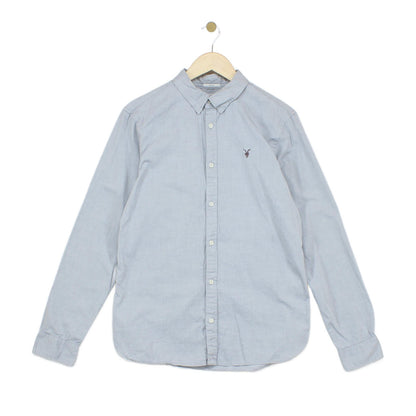 Mens Shirt Slim Fit Long Sleeve Button Up