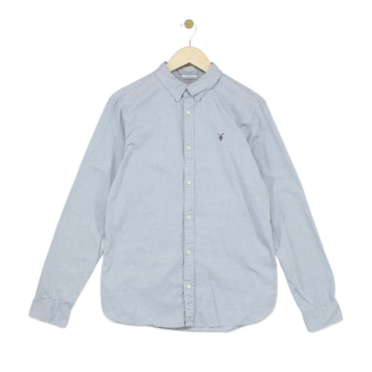 Mens Shirt Slim Fit Long Sleeve Button Up