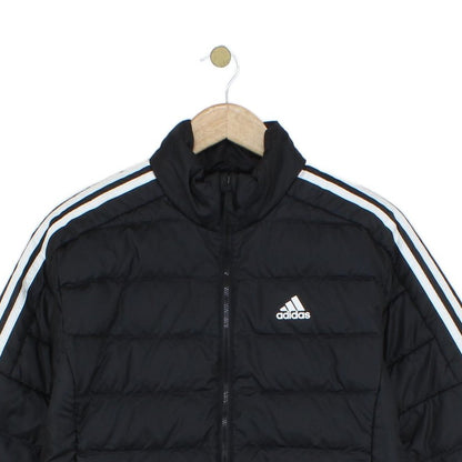 Mens Quilted Jacket Down Filled 3 Stripes