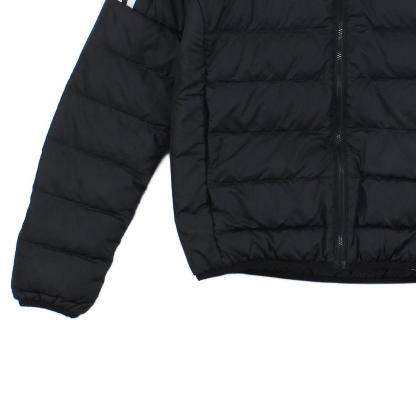 Mens Quilted Jacket Down Filled 3 Stripes
