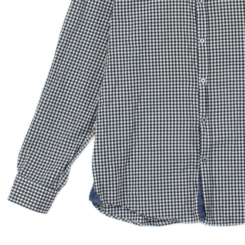 Mens Check Shirt Long Sleeve Regular Fit