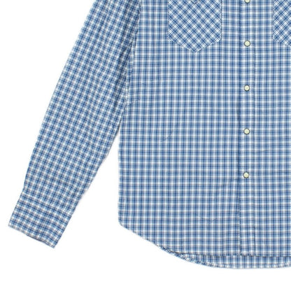 Mens Plaid Shirt Slim Fit Button Up Western