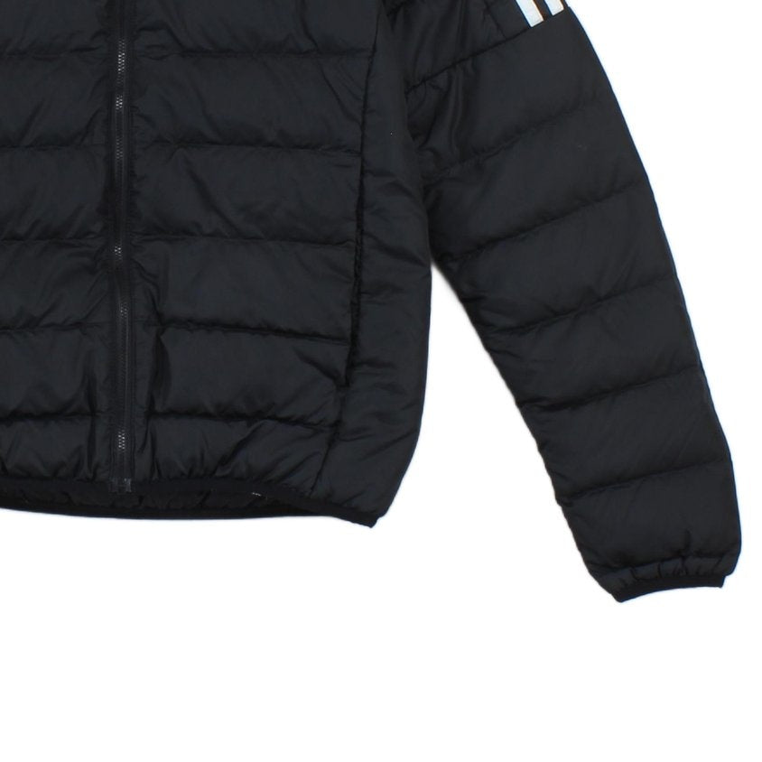 Mens Quilted Jacket Down Filled 3 Stripes