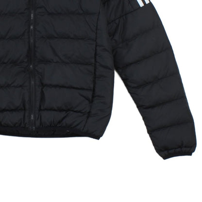 Mens Quilted Jacket Down Filled 3 Stripes