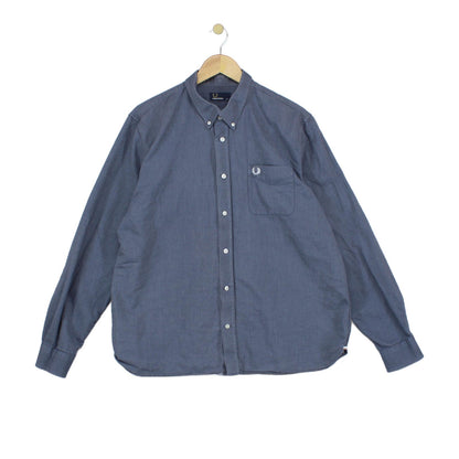 Mens Oxford Shirt Button Up Long Sleeve Collared