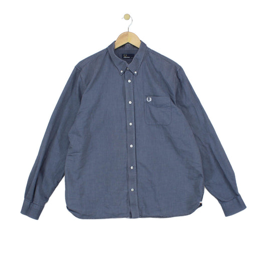 Mens Oxford Shirt Button Up Long Sleeve Collared