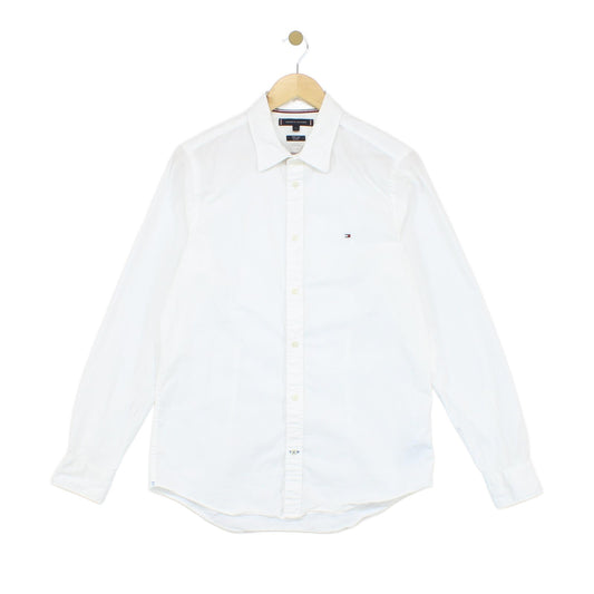 Mens Shirt Stretch Slim Fit Long Sleeve Button Up