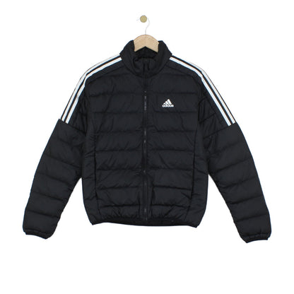 Mens Quilted Jacket Down Filled 3 Stripes