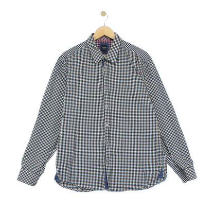 Mens Check Shirt Long Sleeve Regular Fit