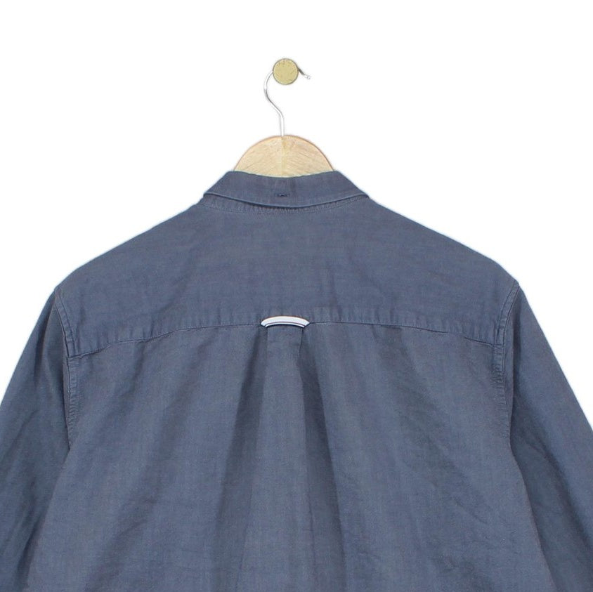 Mens Oxford Shirt Button Up Long Sleeve Collared